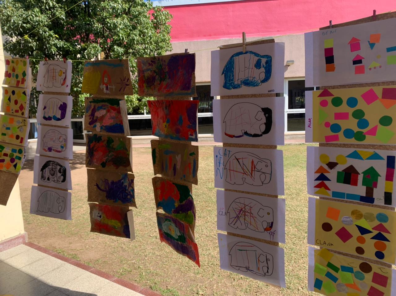 El Nivel Inicial tuvo su «Galería de Arte Abierta» – Colegio | Jockey Club  Córdoba